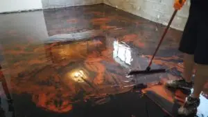 Cat Epoxy Kayu 2 lantai epoxy