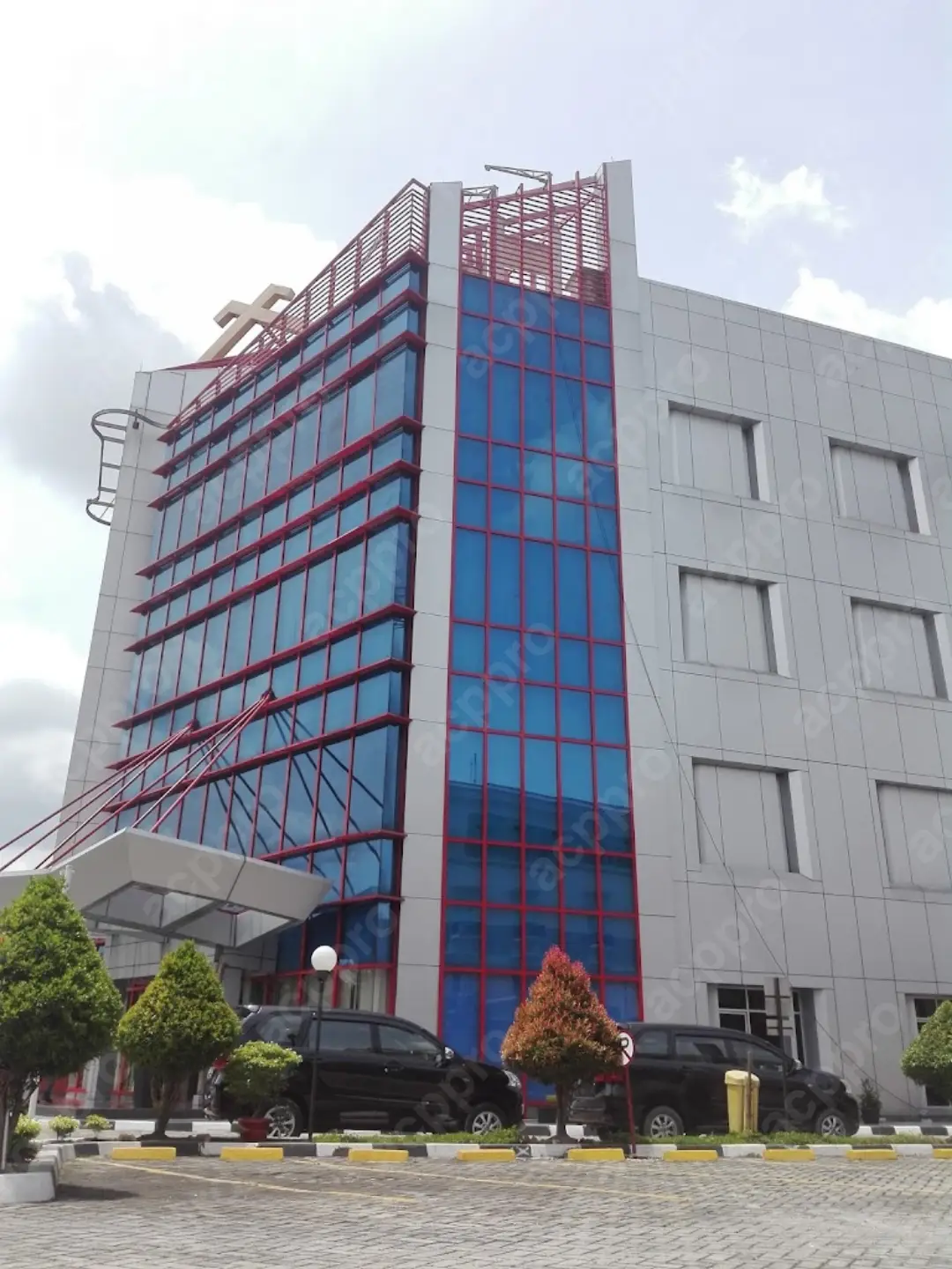 Foto desain fasad curtain wall