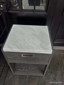 Foto meja marmer minimalis