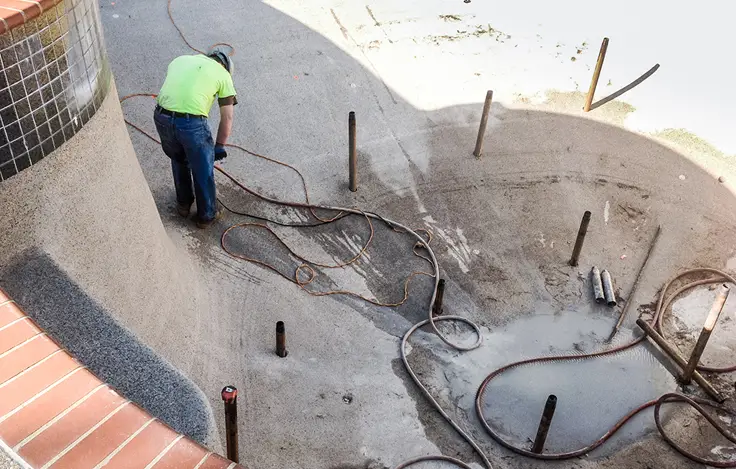 Foto cara grouting beton
