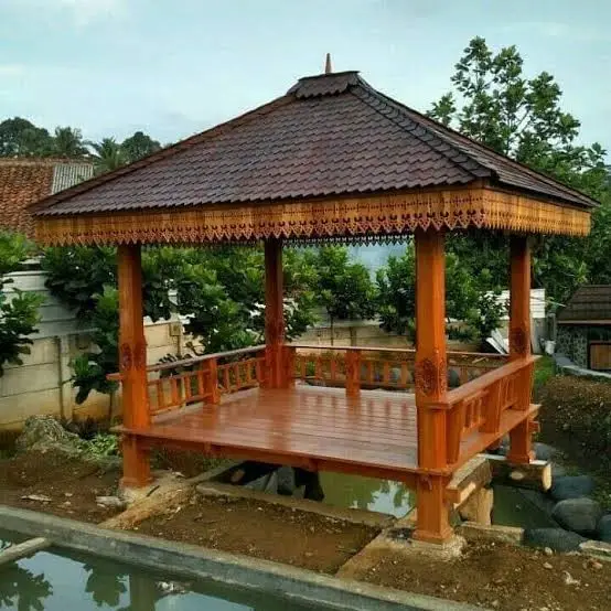 Foto jasa pembuatan gazebo kayu