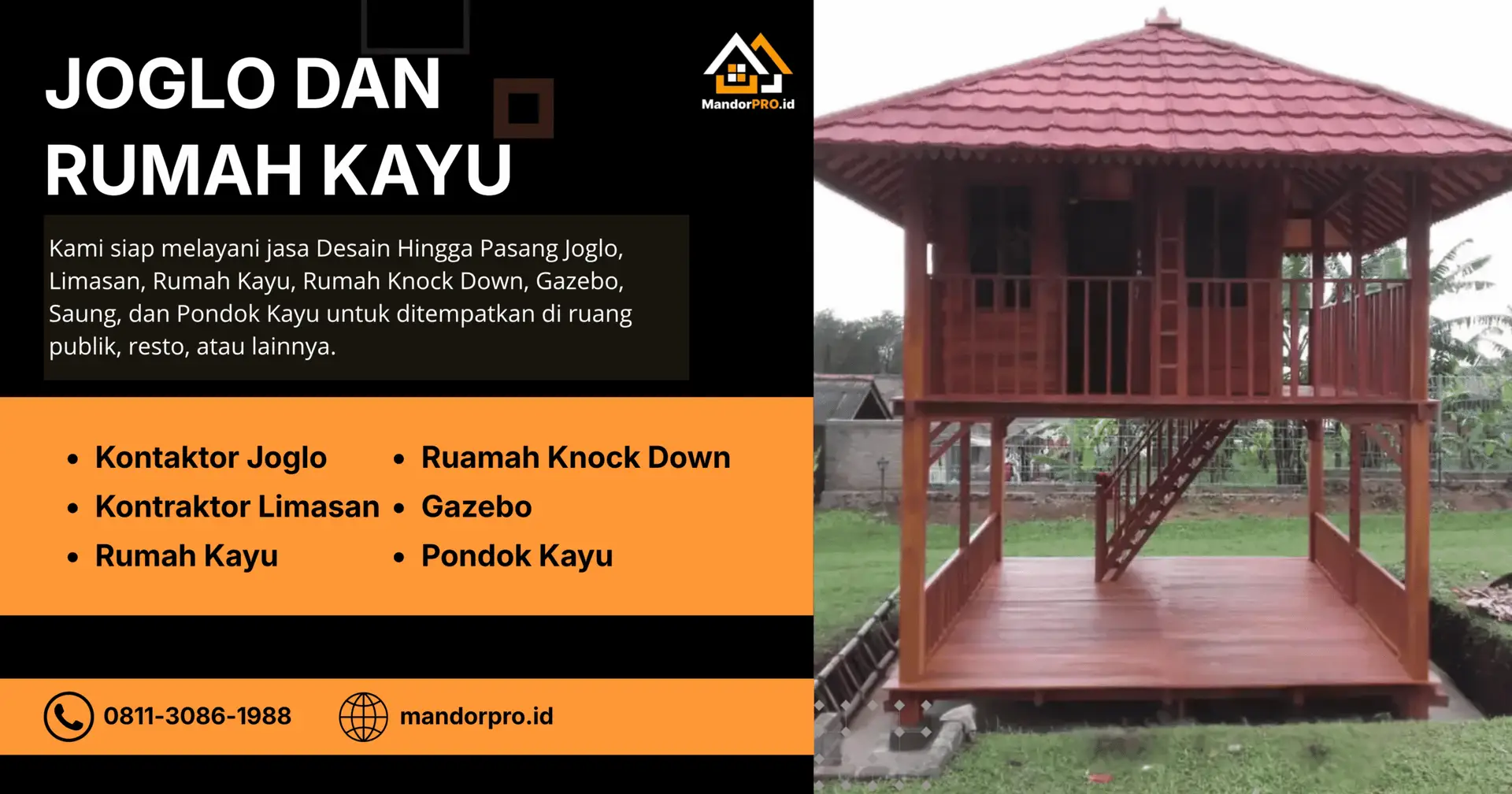 jasa bangun joglo dan rumah kayu