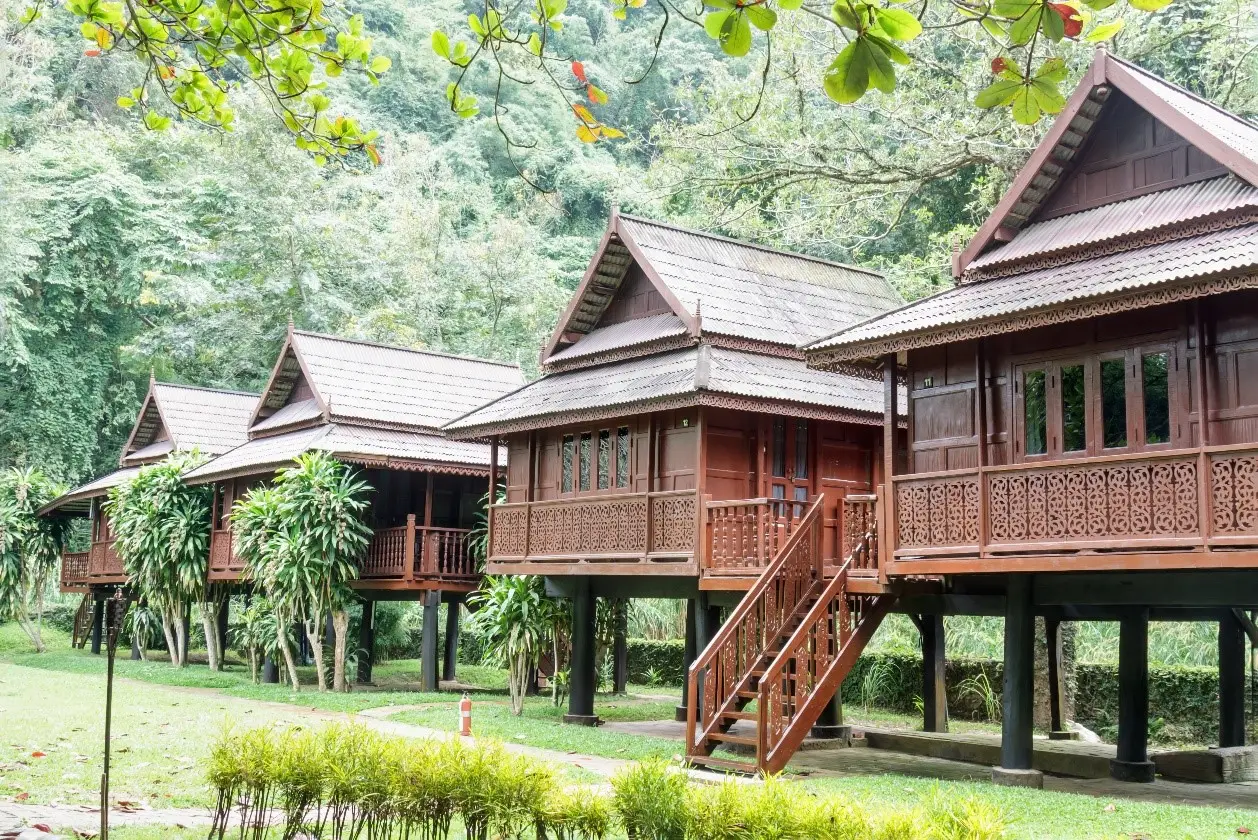 Foto penginapan rumah kayu