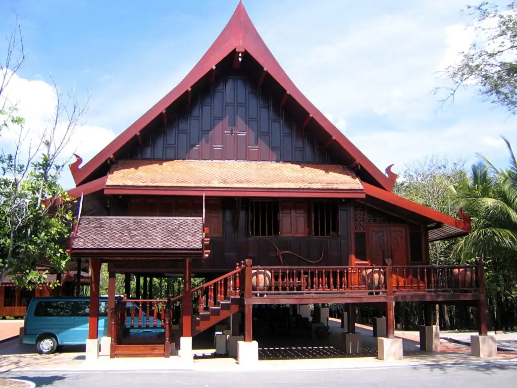 Ilustrasi rumah panggung