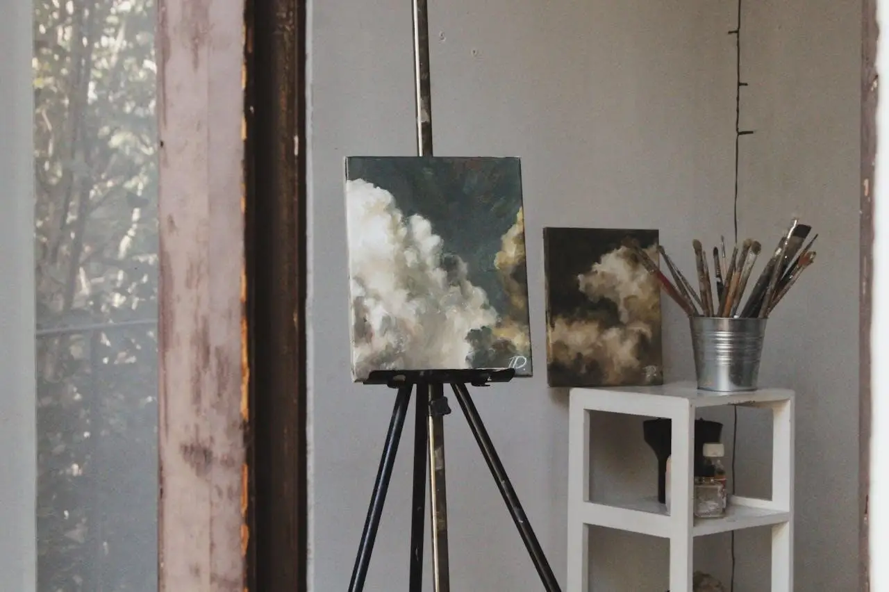 Ilustrasi Studio seni limasan