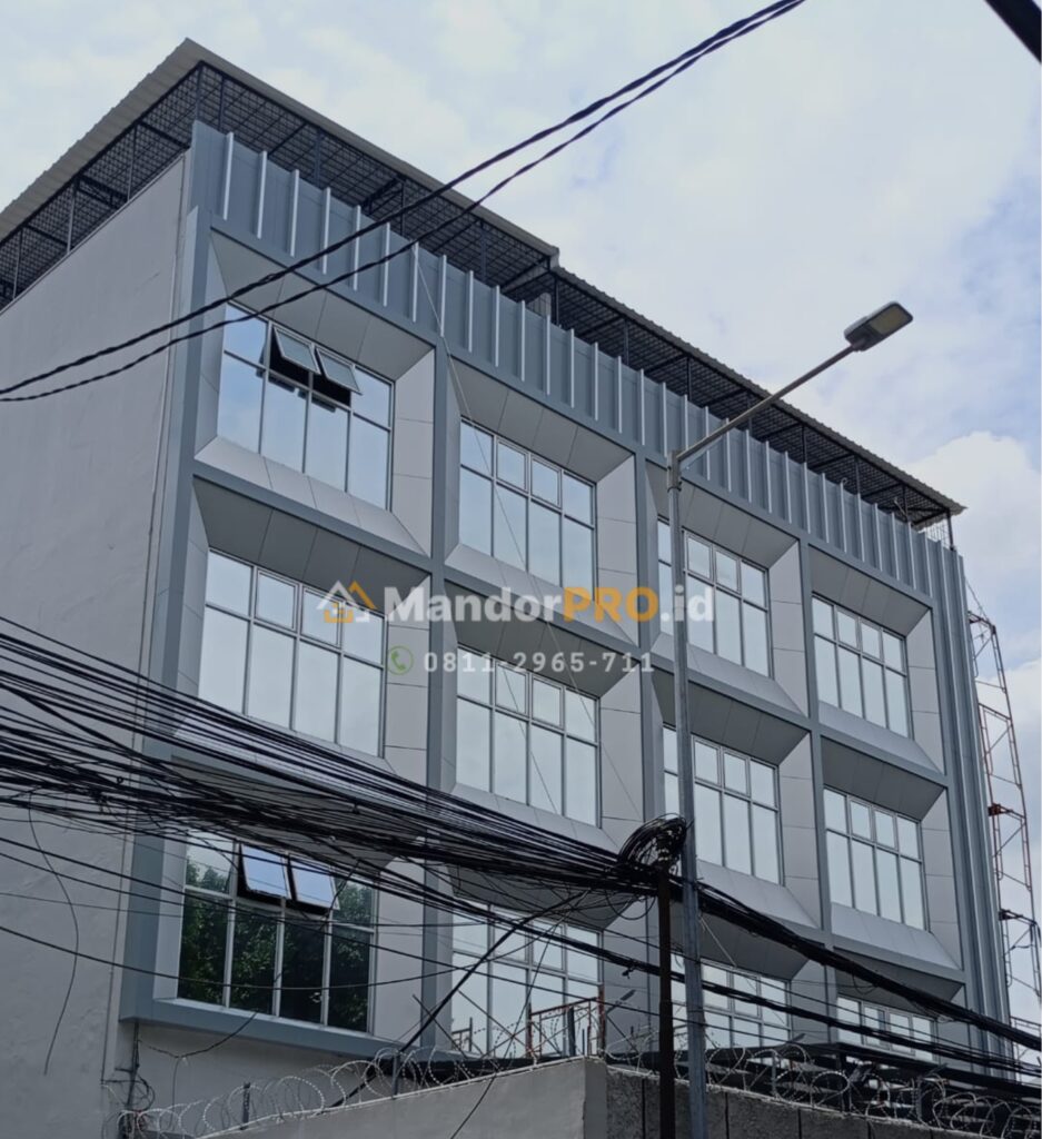 Simak Apa Itu Curtain Wall dan Pemasangannya 5 90 Acp hampir finish
