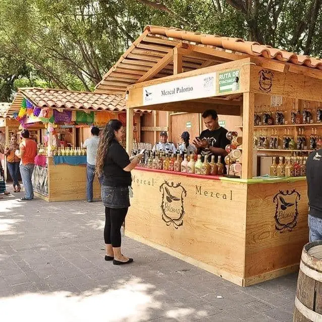 Ilustrasi booth gazebo