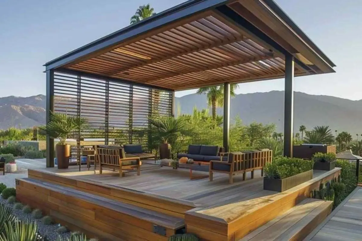Gambar gazebo dak rumah