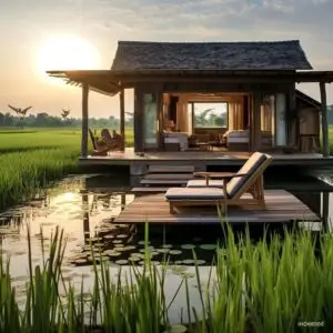 Ilustrasi Gazebo pemancingan