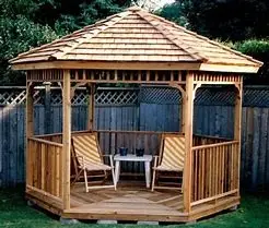 Panduan Membuat Gazebo Kayu Sederhana di Rumah 2 Gambar membuat gazebo kayu