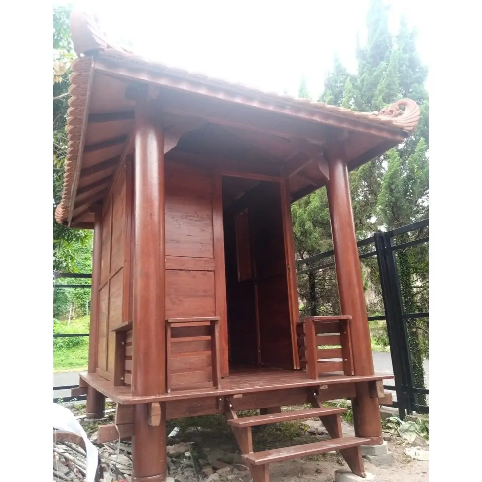 Ilustrasi gazebo pos satpam