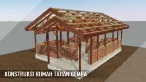 ilustrasi rumah tahan gempa