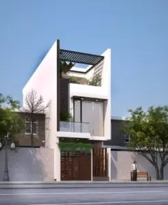 ilustrasi solusi rumah di lahan sempit