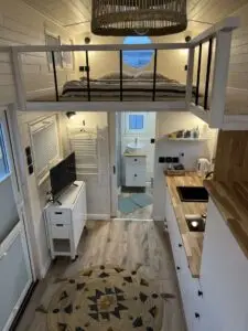 Tiny House dengan Konsep Rumah Mezanin 2 ilustrasi tiny house mezanine