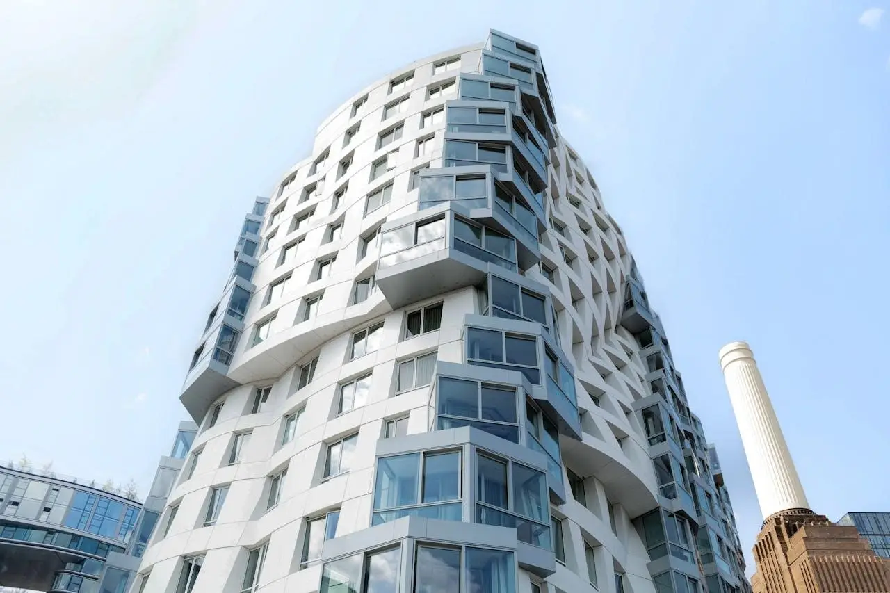 ilustrasi apartemen hunian modern