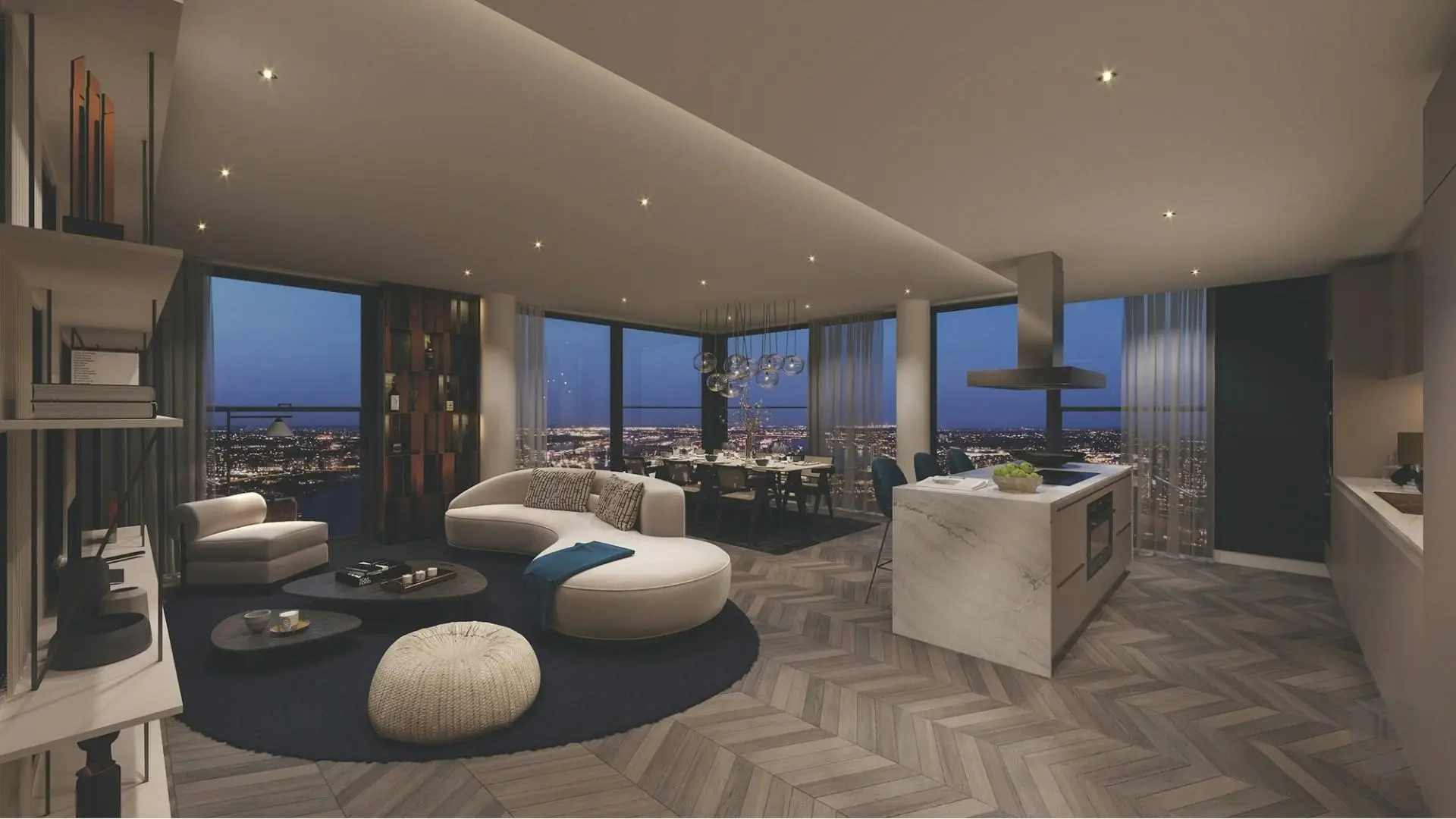 Ilustrasi membangun bisnis penthouse
