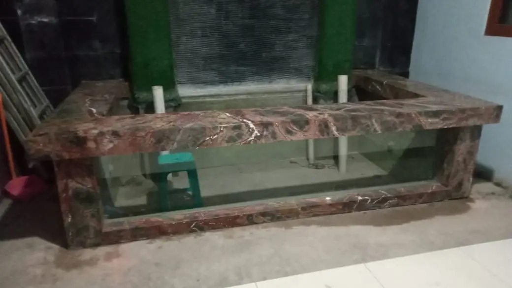 Foto proyek pemasangan top table di Bekasi