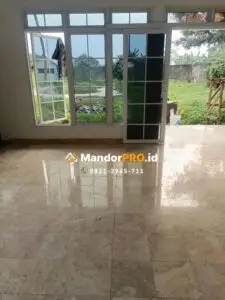 Foto proyek poles lantai marmer Bogor