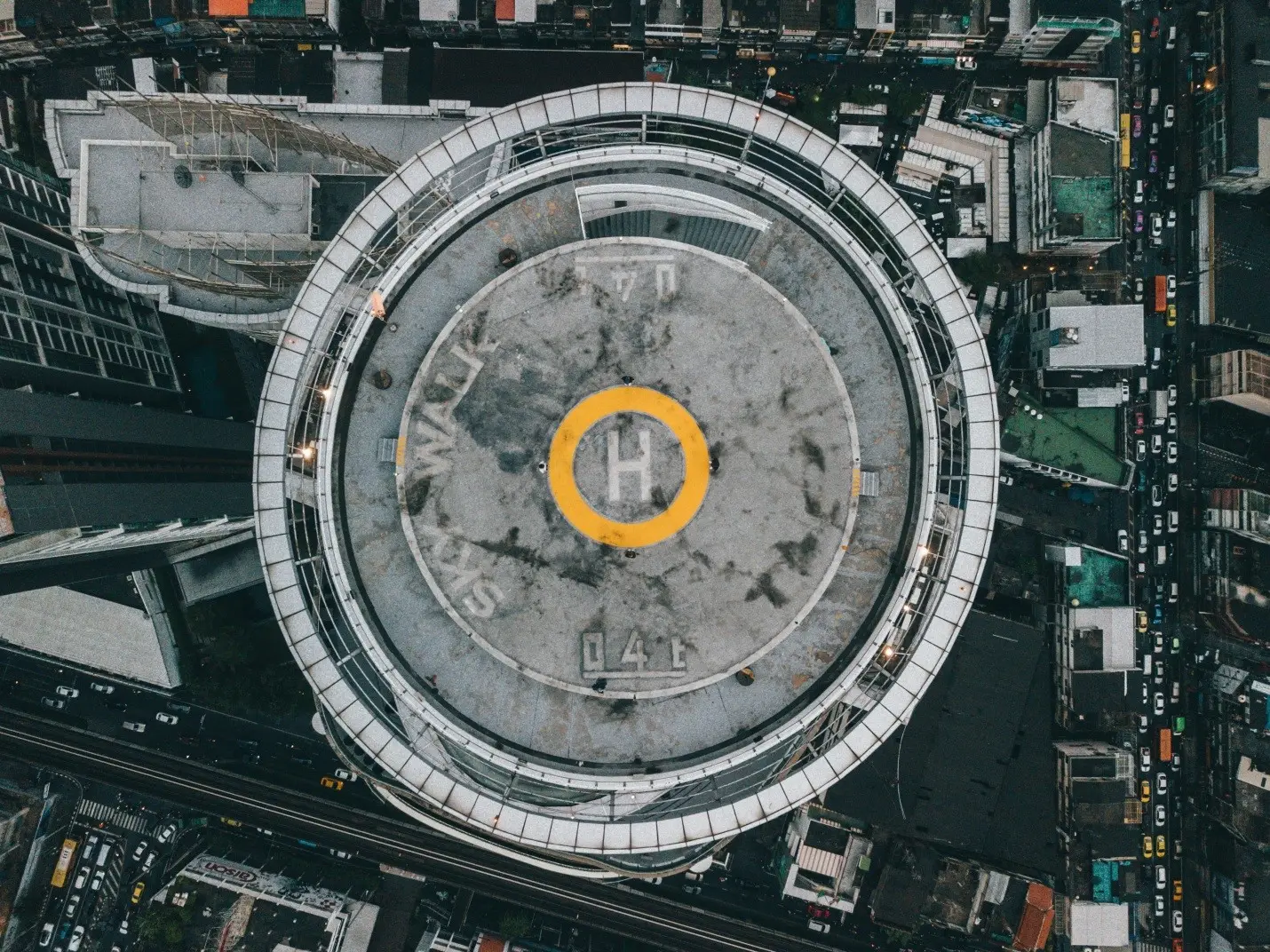 Ilustrasi epoxy helipad