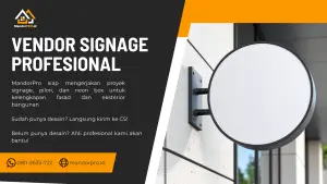 Vendor Signage Profesional