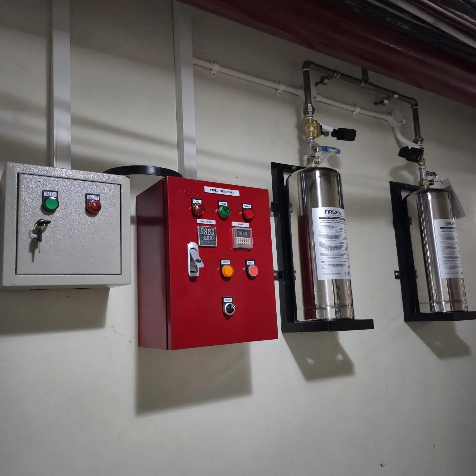 Instalasi Fire Suppression Dapur Komersial
