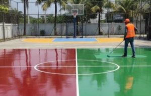 epoxy lantai lapangan