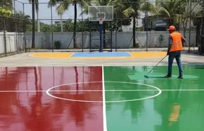 epoxy lantai lapangan
