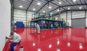 Perbedaan Epoxy Food Grade Konvensional dan Hybrid Epoxy Self Levelling Food Grade 2 epoxy lantai pabrik