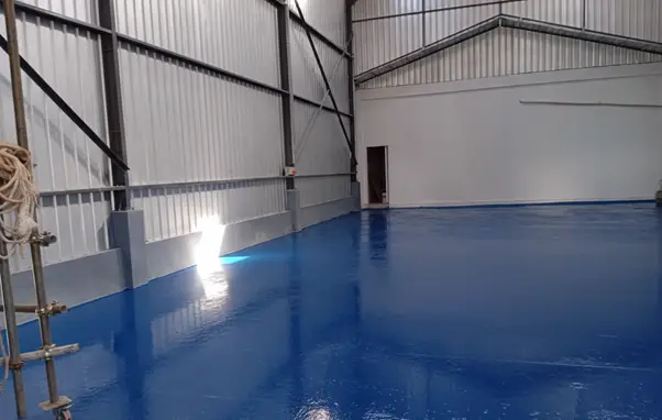 hasil lantai epoxy