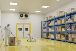 ilustrasi epoxy dapur komersial