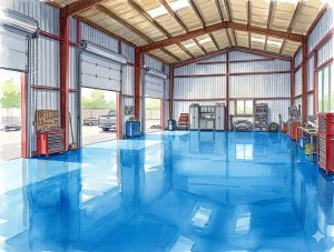 Epoxy Self Levelling, Solusi Kokoh, Rata, dan Estetik untuk Lantai Baru Gedung Anda! 2 ilustrasi epoxy lantai 1 1