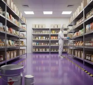 Hybrid Epoxy Self Levelling Food Grade Solusi Tepat untuk Dapur MBG, Berikut Alasannya! 3 ilustrasi epoxy lantai dapur komersial