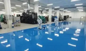 Cari Tahu tentang Karakteristik, Sifat, dan Aplikasi Epoxy Self Levelling 3 ilustrasi epoxy lantai pabrik