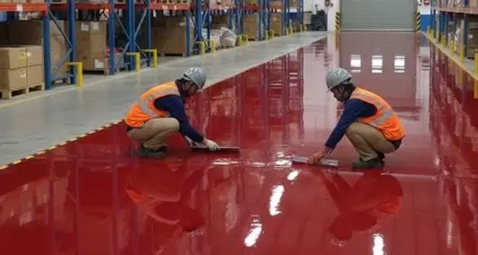 ilustrasi lantai epoxy