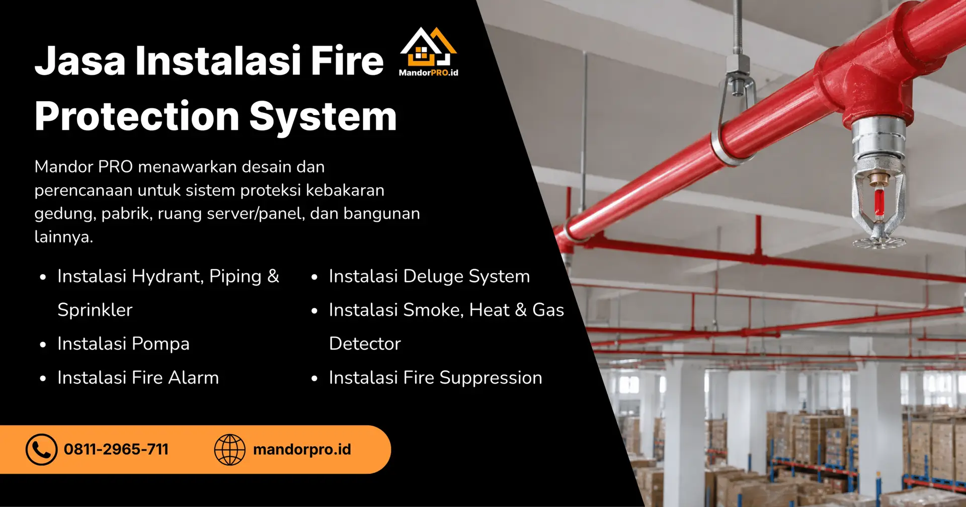 Jasa Instalasi Fire Protection System